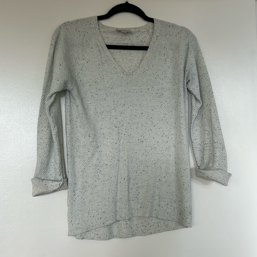 Loft Light Grey Top, Petite XS